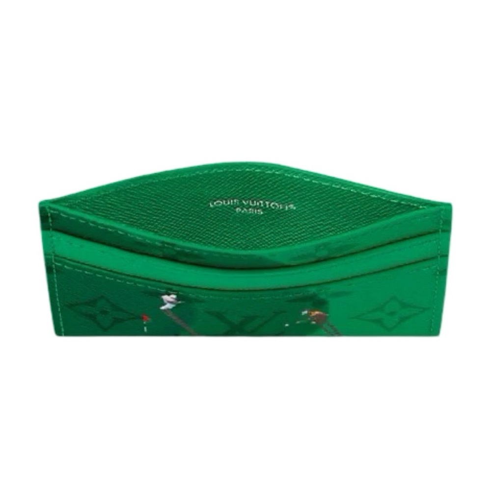 LOUIS VUITTON GOLF DOUBLE CARD HOLDER - Picture 4 of 7